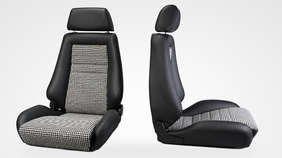 KLA 3370601174 02 Studio Autopolsterei RECARO Idealsitz N individuell mit Porsche Stoffen Pepita, Madras – Bild 2