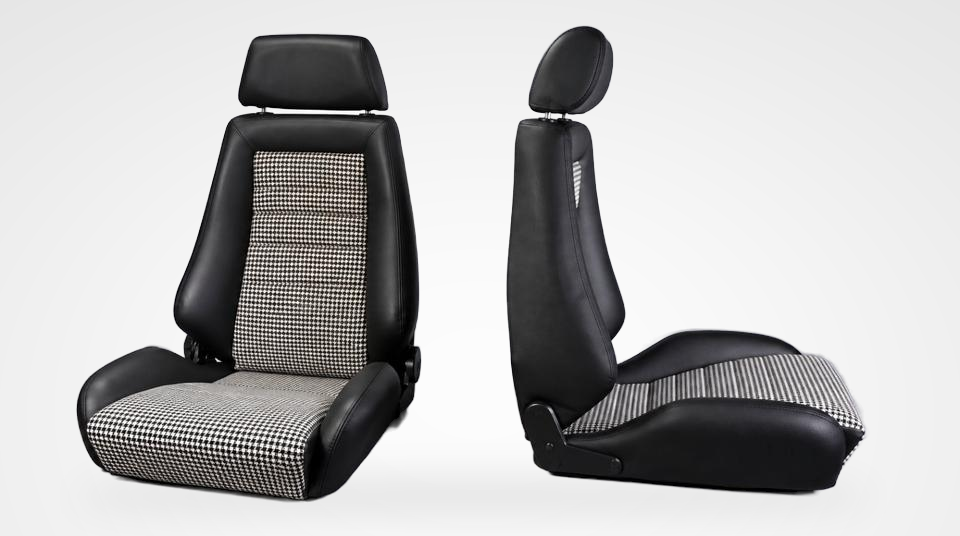 KLA 3370601174 04 Studio Autopolsterei RECARO Idealsitz N individuell mit Porsche Stoffen Pepita, Madras – Bild 4