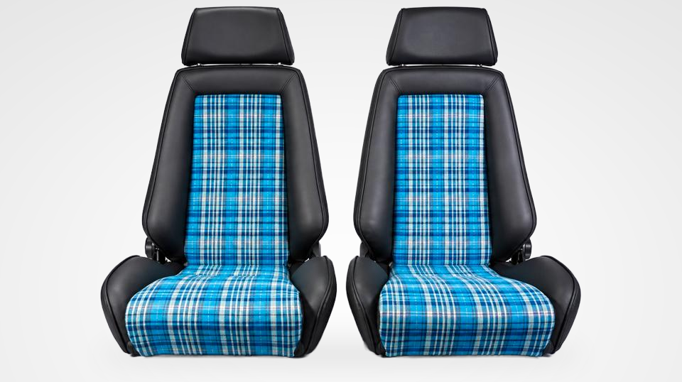 KLA 3370601174 05 Studio Autopolsterei RECARO Idealsitz N individuell mit Porsche Stoffen Pepita, Madras – Bild 5