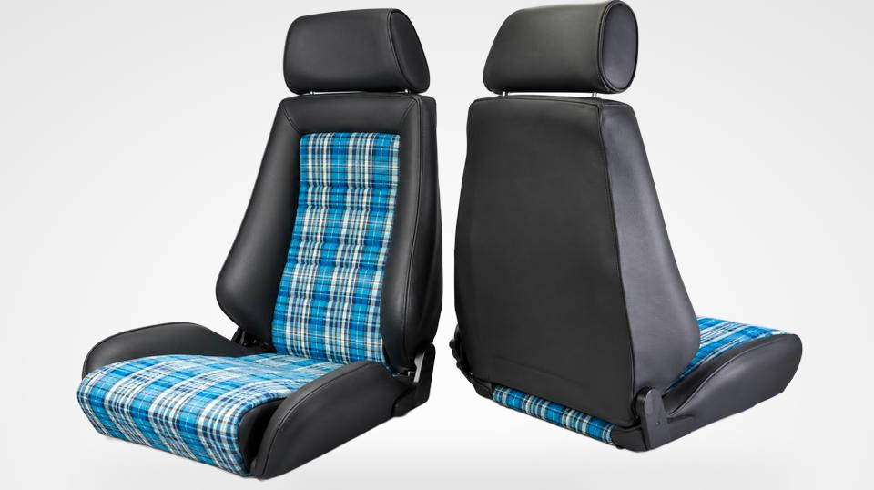KLA 3370601174 07 Studio Autopolsterei RECARO Idealsitz N individuell mit Porsche Stoffen Pepita, Madras – Bild 7