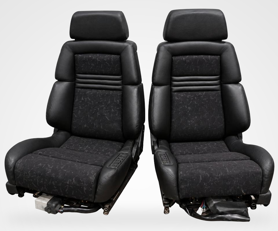 KLA 3507988292 04 Studio Autopolsterei 2 RECARO CSE Irmscher Sportsitze Leder/Stoff elektrisch selten – Bild 4