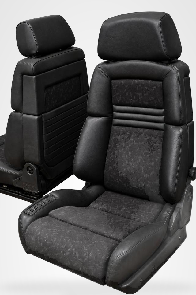 KLA 3507988292 05 Studio Autopolsterei 2 RECARO CSE Irmscher Sportsitze Leder/Stoff elektrisch selten – Bild 5