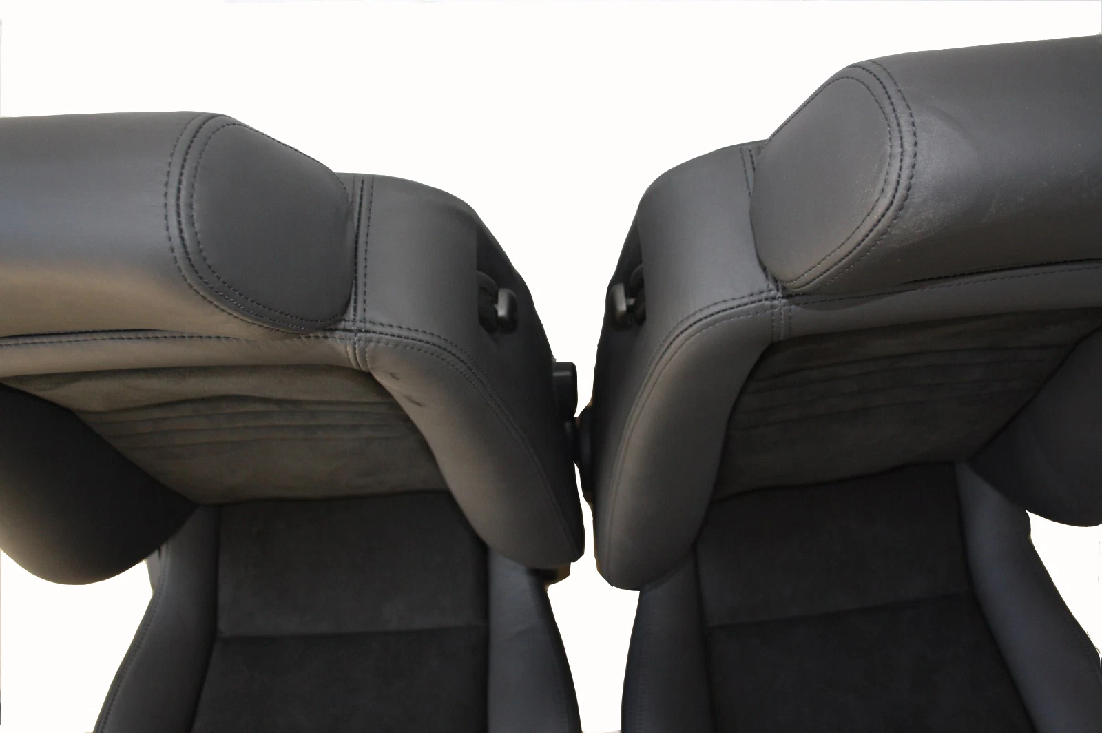 RECARO Ergomed DS Leder Alcantara schwarz – Bild 3 Autopolsterei RECARO Ergomed DS Sitzpaar in schwarzem Leder und Alcantara, Klimapaket, Foto 3 von 7