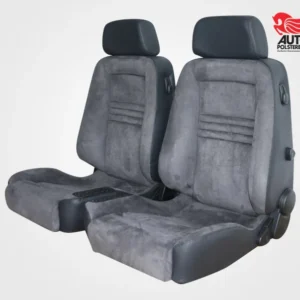 RECARO Ergomed DS Sitzpaar in anthrazitfarbenem Leder und Alcantara, Foto 2 von 4