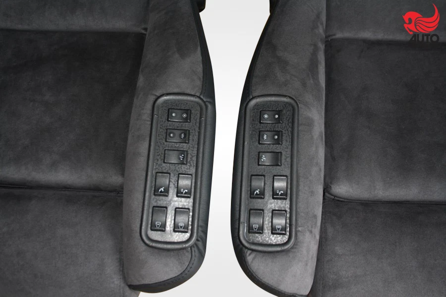 RECARO Ergomed DS anthrazit Leder Alcantara – Bild 3 Autopolsterei RECARO Ergomed DS Sitzpaar in anthrazitfarbenem Leder und Alcantara, Foto 3 von 4