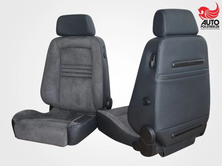 RECARO Ergomed DS anthrazit Leder Alcantara – Bild 4 Autopolsterei RECARO Ergomed DS Sitzpaar in anthrazitfarbenem Leder und Alcantara, Foto 4 von 4