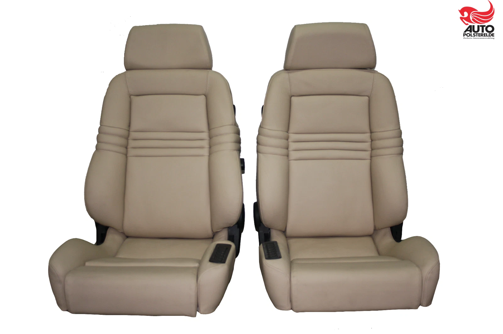 RECARO Ergomed DS beige Leder – Bild 1 Autopolsterei Recaro Ergomed DS beige – Produktansicht 1