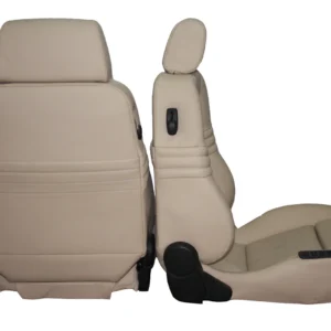RECARO Ergomed DS Sitzpaar in beigem Leder, Produktfoto 2 von 5