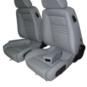 RECARO Ergomed ES Sitzpaar in grauem Nappaleder, Produktfoto 2 von 4