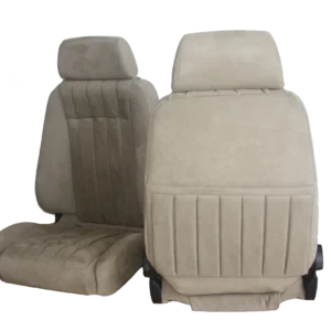 RECARO Ergomed beige Alcantara Sitzpaar – Detail 2