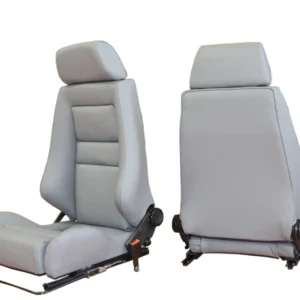 RECARO Specialist L Sitzpaar aus grauem Leder mit Sitzheizung, Produktfoto 2 von 6