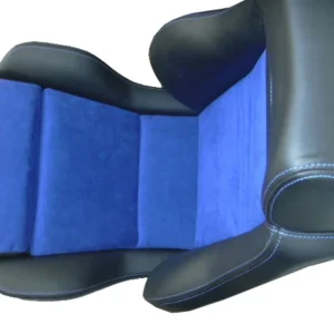 RECARO Specialist LS Sitzpaar aus Leder und royalblauem Alcantara, Produktfoto 2 von 5