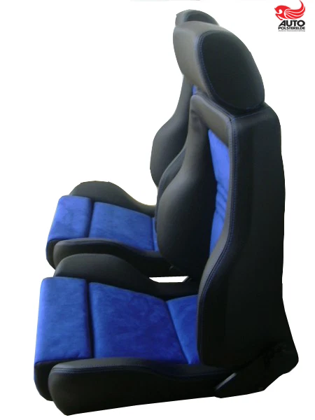 RECARO Specialist LS Leder Alcantara blau – Bild 4 Autopolsterei RECARO Specialist LS Sitzpaar aus Leder und royalblauem Alcantara, Produktfoto 4 von 5