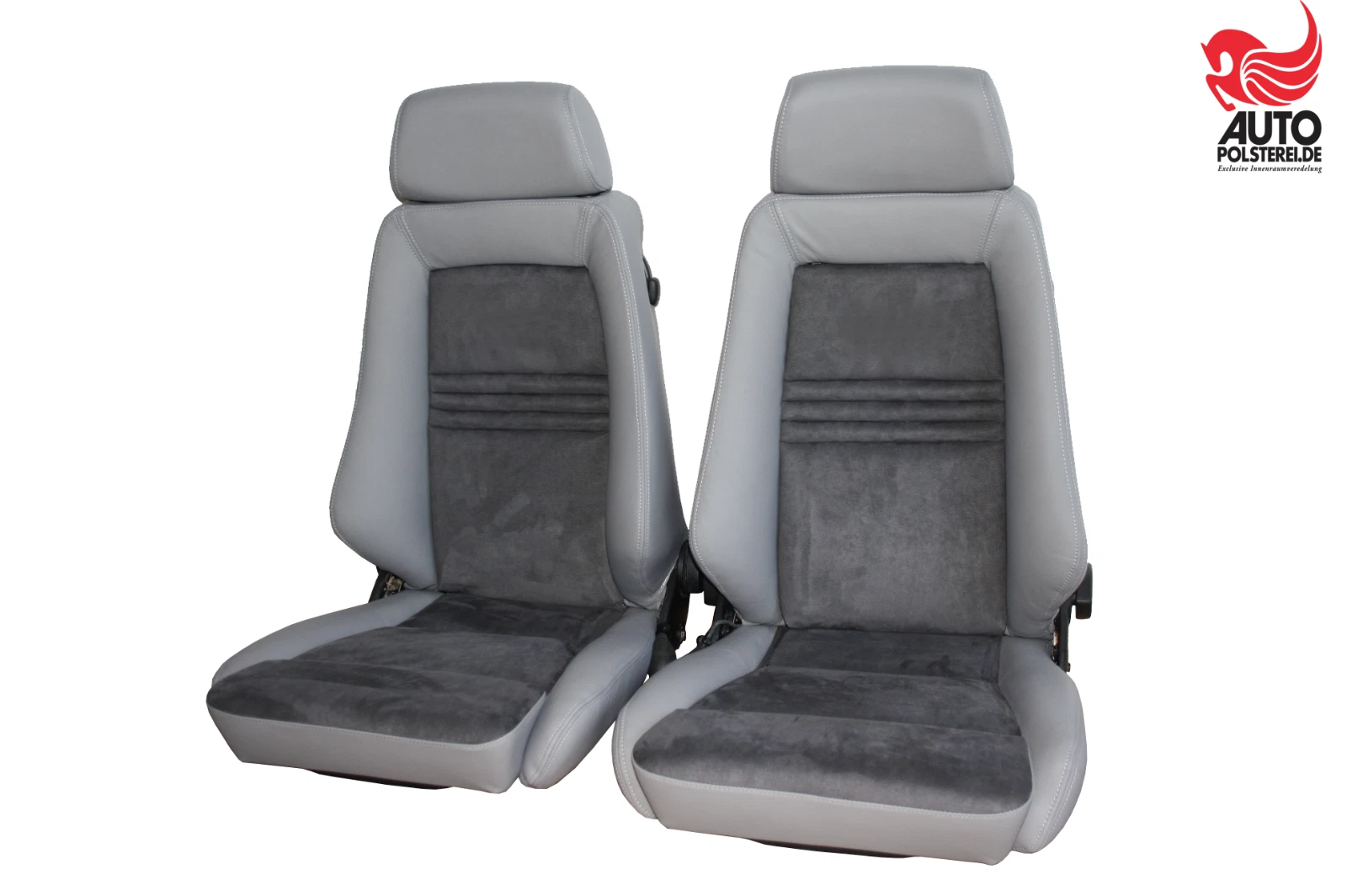 RECARO Specialist M hellgrau und Alcantara dunkelgrau – Bild 1 Autopolsterei Recaro Specialist M hellgrau – Produktansicht 1