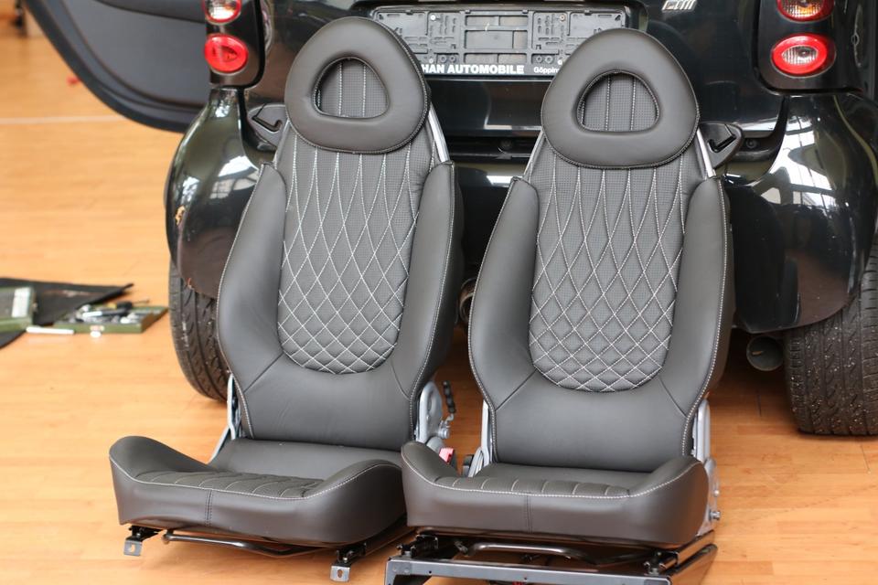 individuelle belederung smart sitzen 450 451 453 sattlerei 4359 03 Autopolsterei Belederung Smart Einzelsitz – Produktansicht 3
