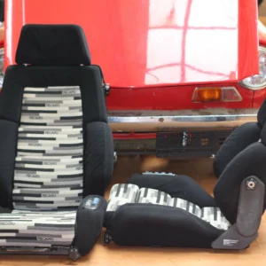 2 RECARO Idealsitz C Sitze – Originalstoff im Retro-Look – Produktbild 2