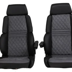 RECARO Orthopäd 94 Sitze Leder Alcantara Rauten Armlehnen