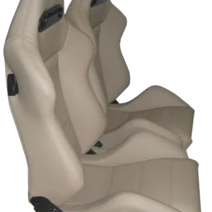 Beiges Leder am RECARO SportEVO Sitz