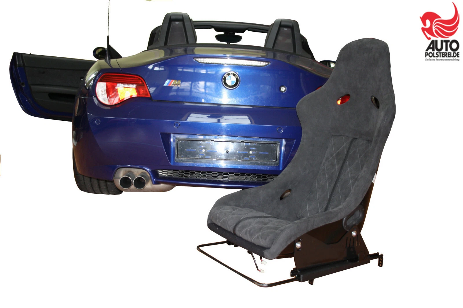 s l1600 71 Autopolsterei RECARO Pole Position BMW Sitz Detail