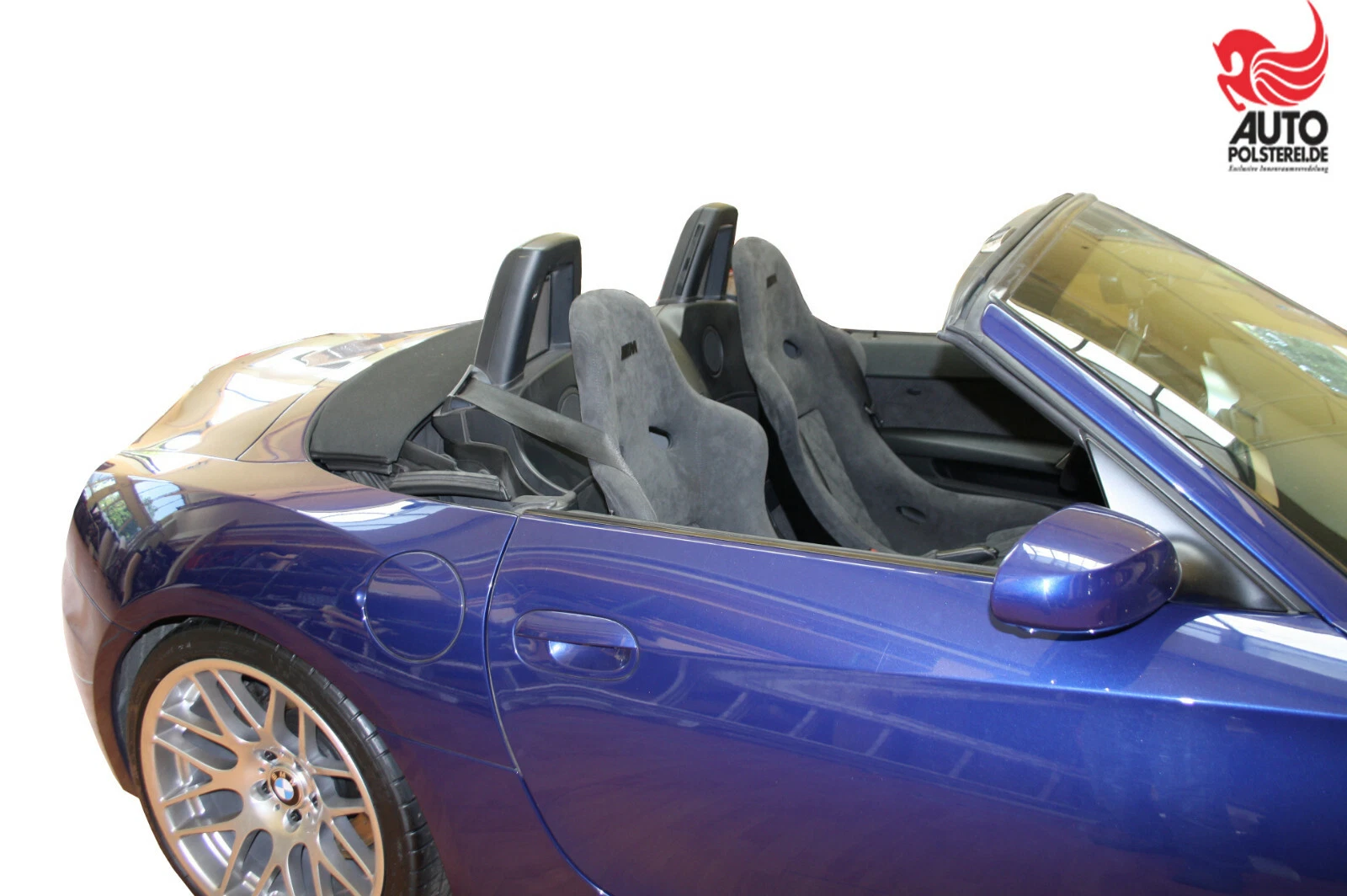s l1600 73 Autopolsterei BMW RECARO Pole Position Sitz Seitenansicht