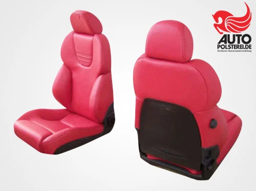 s l500 2 Autopolsterei Generalüberholte RECARO Style Sitze Leder schwarz